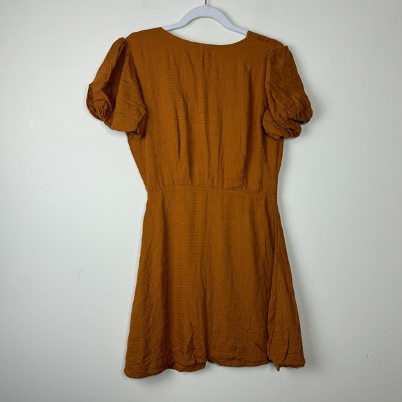 L*Space Hazelnut Brown Sabrina Mini Dress Button Down NWOT Size Small - Picture 6 of 8